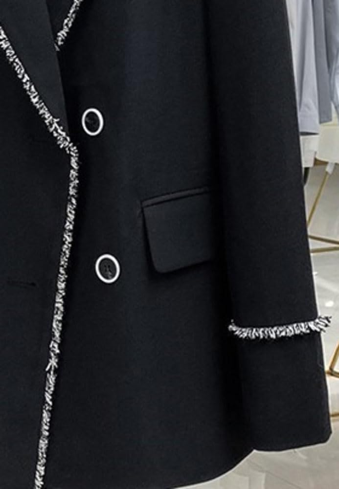 ジャケット・アウター vintage black power shoulder long coat 31zHZBUpQ+L.jpg